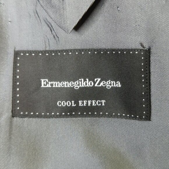 Ermenegildo Zegna "Cool Effect" Grey Men's Sportscoat, Men's 46R - Picture 5 of 9
